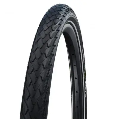 Schwalbe Marathon 28x1.40" (37-622), schwarz mit Reflexstreifen, E-50 zertifiziert, Drahtreifen,…