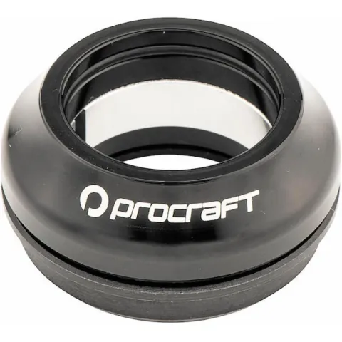 Procraft Steuersatz SIO 1 1/8" Schwarz - semi-integrierter Ahead-Steuersatz oben