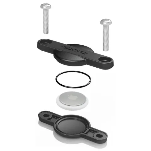 Asista Klickfix FindMe Fix Halterung für Apple Airtag schwarz - Adapter