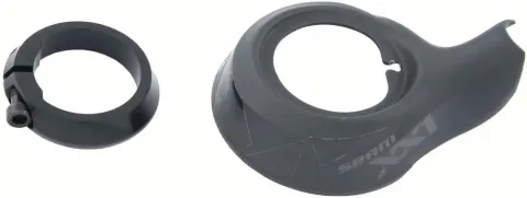 Abdeckung/Klemme Drehgriffschalter SRAM XX1 Eagle, schwarz, rechts, 1 Stück