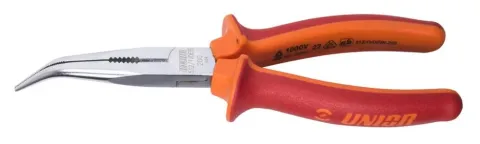 Unior 512-1VDEBI Flachrundzange mit Schneide 45 gebogen 61mm red - Unbekannt