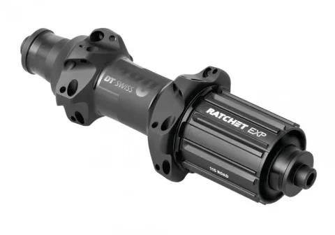 DT Swiss Nabe Road HR 180 EXP 24 Loch schwarz - Highend-Rennradnabe mit Ratchet EXP