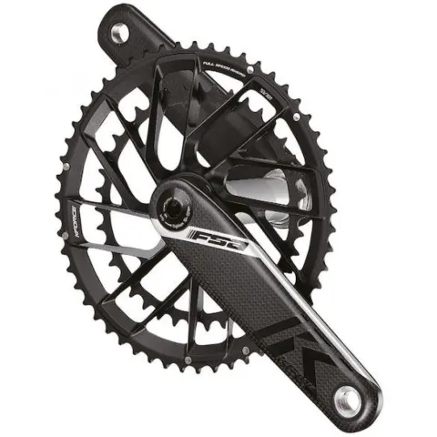 FSA Kurbelgarnitur K-Force Team Edition Modular 175 mm Schwarz - leichte High-End-Performance