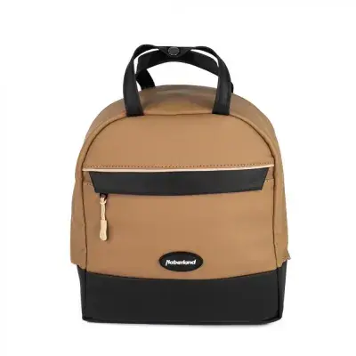 Haberland Rucksack-Lenkertasche Bella hellbr./sw beige - flexible Lenkertasche & Rucksack für…