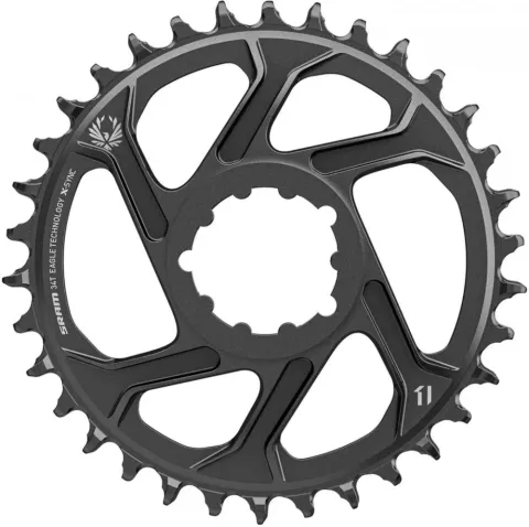SRAM Kettenblatt X-Sync 2 SL Eagle 34T 3mm Offset - Leichtes Direct Mount Kettenblatt für 12-fach…