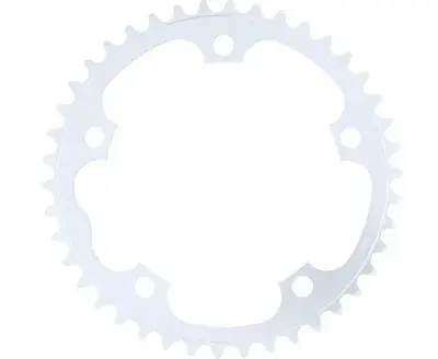 Stronglight Rennrad Kettenblatt 42 Zähne - Lochkreis 130mm - Silber