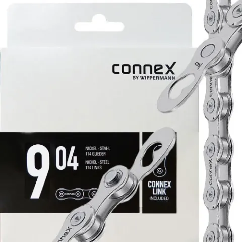 Connex Wippermann Kette 904 1/2" x 11/128" 114 Glieder 6,6mm 9-fach