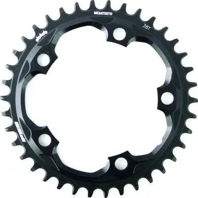 FSA Kettenblatt Road Super Megatooth 5-Arm 110 mm x 42 T Schwarz - sicherer 1x-Antrieb