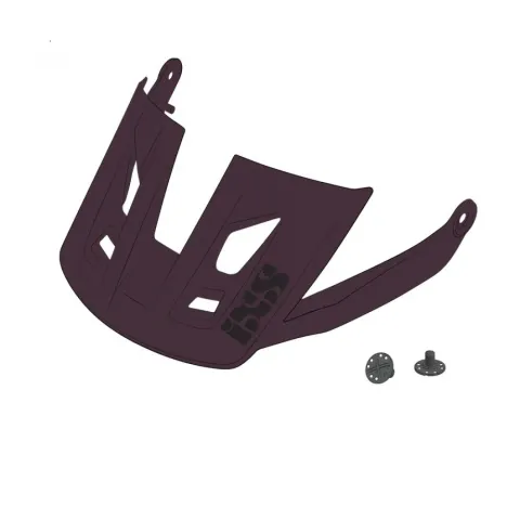 IXS Sports Division iXS Visor + Pins Trigger AM M/L Raisin - Ersatzvisier für optimalen Schutz
