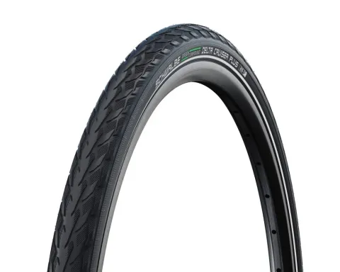 Schwalbe Reifen Delta Cruiser Plus 26x1.45 37-590 schwarz Reflex E-25 HS431 Draht - Drahtreifen -…