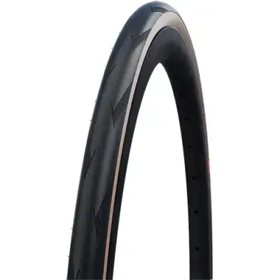 Schwalbe Pro One 28x1.30 (34-622) Faltreifen TLE E-25 - Rennradreifen schwarz/braun