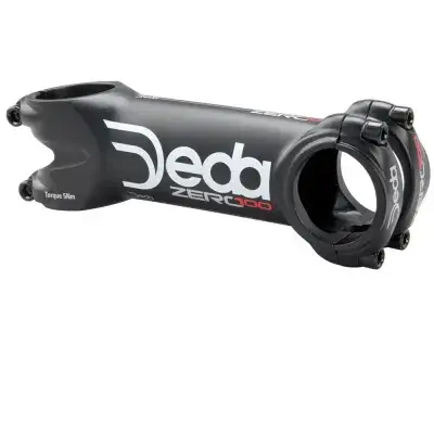 Deda Vorbau Zero 100 TEAM 100 black - leichter Rennradvorbau für präzises Handling