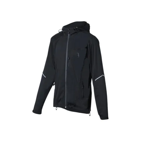 BBB Cycling Regenjacke DeltaShield BBW-268 schwarz XXXL - wasserdichter, atmungsaktiver Wetterschutz