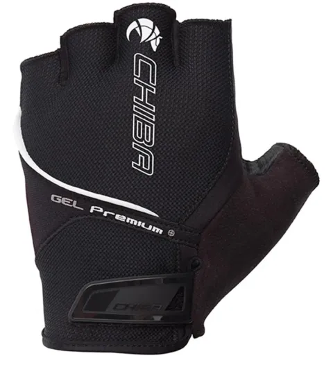 CHIBA Gel Premium - Radhandschuhe kurz, schwarz, 3XL