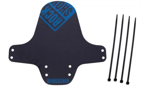 RockShox VR-Steckblech Fender schwarz blau glänzend - Schutzblech