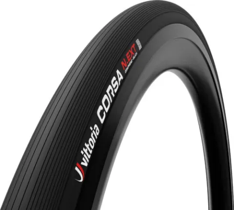 Vittoria Corsa N.EXT TLR Faltreifen 32-622 Schwarz - Rennradreifen mit Nylon-Karkasse