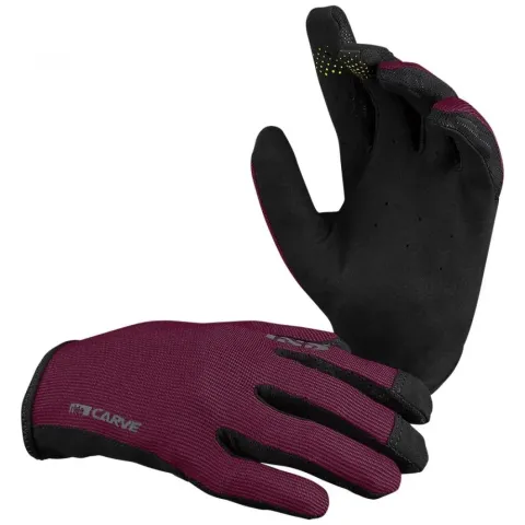 IXS Sports Division iXS Carve Women Gloves XS Raisin - ergonomische MTB-Damenhandschuhe