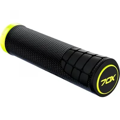 SQlab Griff 7OX gelb M - Ergonomischer Fahrradgriff für komfortables Fahren - Lenkergriffe