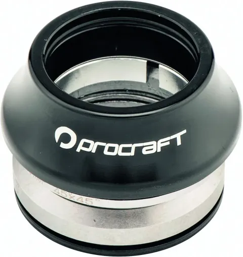 Procraft Steuersatz integriert Pro 4541 Cane 1 1/8 Zoll schwarz - leichter Präzisions-Steuersatz