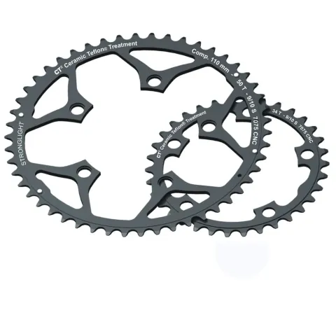 Stronglight RACE Kettenblatt 34 Zähne 10/11-fach Schwarz - Leicht & Langlebig