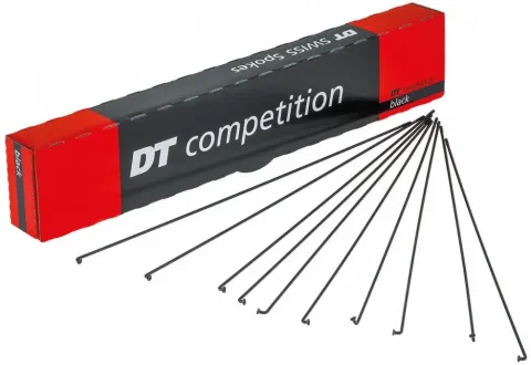 DT Swiss Speiche Competition 2.0 / 1.8 294 mm schwarz - robuste Leichtbau-Speiche