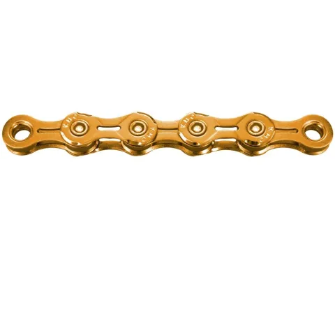 KMC X11EL Ti-N Fahrradkette 11-fach, 118 Glieder, 256g, Gold - Titan-Nitrid Beschichtung