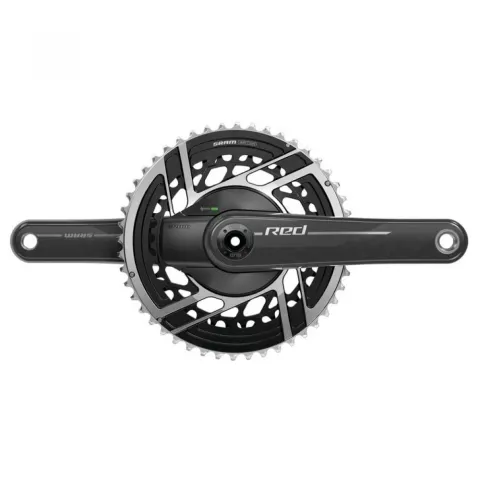 SRAM Kurbelgarnitur Quarq RED E1 172,5 mm 48-35T - präziser Powermeter für maximale Performance