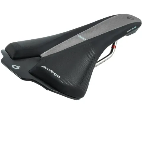 Prologo Scratch EVA Sattel TiroX 140 mm Schwarz - Ergonomischer Damensattel für Rennräder