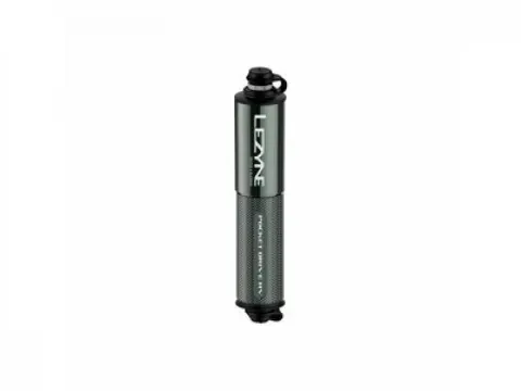 LEZYNE, Pumpen, Minipumpe, Pocket Drive HV CNC, hellgrau-glänzend, 90PSI, 1,4cm
