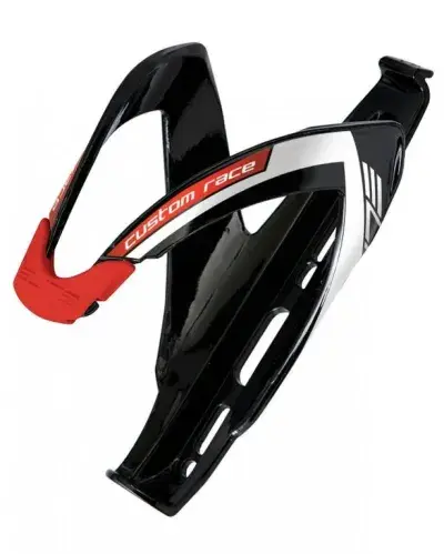 Elite Custom Race Flaschenhalter 74 mm schwarz/rot glänzend
