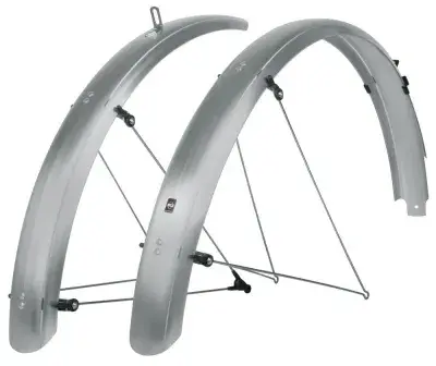 SKS Bluemels Basic 28" Schutzblech-Set, 69 mm, silber, robuste…