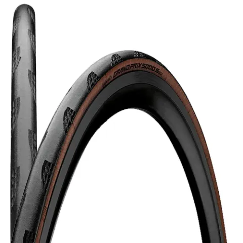 Continental Reifen Grand Prix 5000 S 28x1.20 Zoll 30-622 schwarz braun TLR faltbar - Faltreifen