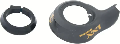 Abdeckung/Klemme Drehgriffschalter SRAM XX1 Eagle, gold, rechts, 1 Stück