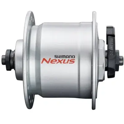 SHIMANO Nabendynamo NEXUS DH-C3000-3N Nabendynamo - 3000-3, Silber 36 Loch