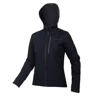 Endura Damen Hummvee Wasserdichte Kapuzenjacke schwarz Größe XS