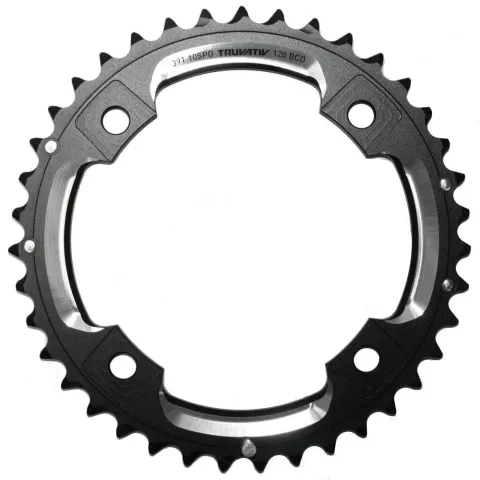 Truvativ MTB Kettenblatt 39 Zähne 120mm Lochkreis 2x10 BB30 Alu 7075-T6 S2 schwarz - für SRAM…