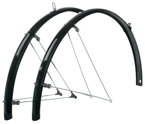 SKS Bluemels Basic Schutzblech-Set 28 Zoll 35mm - Aluminium Schutzbleche für Trekking & City-Bikes