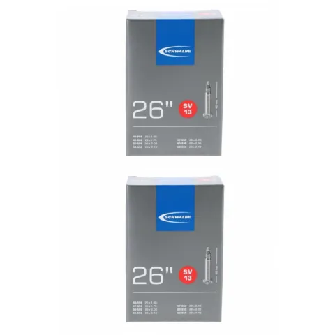 2x Schwalbe SV13 Schlauch 26 x 1,50-2,40 Zoll 40-62-559 SV40 mm