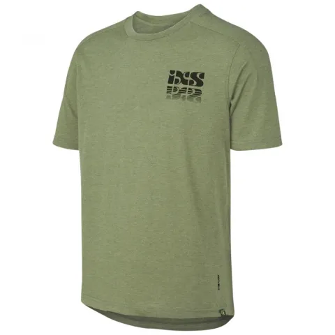 IXS Sports Division iXS Flow Mirror Tech Tee S olive - funktionelles Bike-Shirt im Casual Look