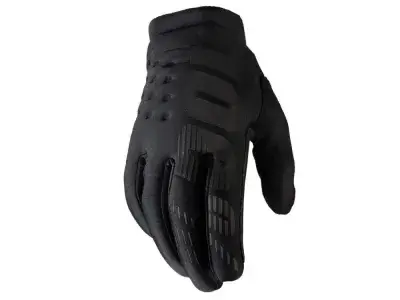 100% Brisker Cold Weather Glove M black - warmer MTB-Handschuh mit direktem Griffgefühl