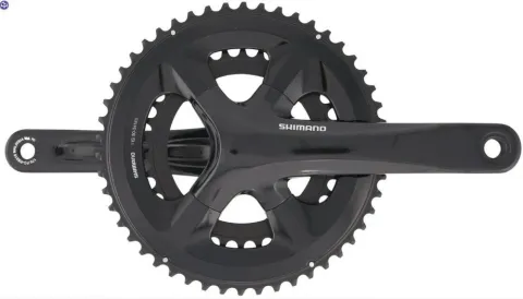SHIMANO Kurbelgarnitur FC-RS510 11-fach 170 mm 52-36 Zähne - Effiziente Performance für…