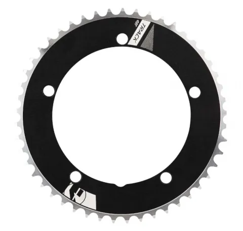 Vision Kettenblatt Track Non-Series 5-Arm 144 mm x 52 T Schwarz - CNC-gefräst AL7075/T6