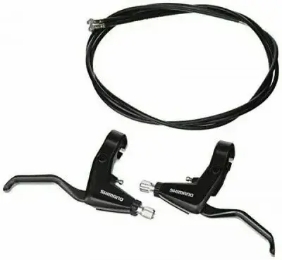 SHIMANO Bremshebel BL-T4000 Paar Bremshebel Schwarz Inkl. Zug und Hülle