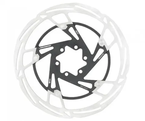 Jagwire Bremsscheibe Pro LR2 6-Loch 180 mm - Leichte Edelstahl-Bremsscheibe mit Aluminium-Spider