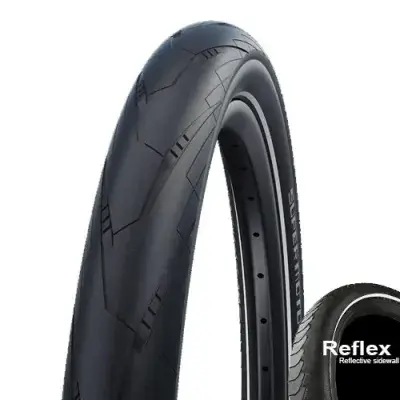 Schwalbe Reifen Super Moto 28x2.40 62-622 schwarz Reflex E-50 HS605 Draht - Drahtreifen -…