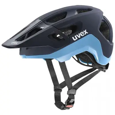 Uvex React MTB Fahrradhelm deep space-azure matt 52-56 cm, Double Inmould, 14 Belüftungsöffnungen,…