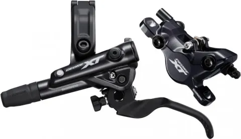 SHIMANO Scheibenbremse DEORE XT M8100 VR Scheibenbremse - Vorderrad Set befüllt