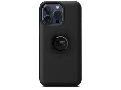 Quad Lock MAG Case iPhone 15 Pro Max Schwarz - Stoßfest, MagSafe-kompatibel, kabellos laden,…