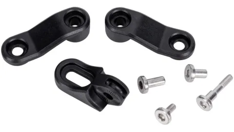 CONTEC DLUX Ersatzhalterung 3-teilig - Edelstahlhalter für DLUX-Scheinwerfer, inkl. Schrauben