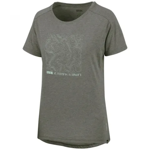 IXS Sports Division iXS Flow Women Contour Tech Tee 42 graphite - funktionelles Bike-Shirt